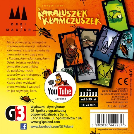 Karaluszek kłamczuszek [KARTY]