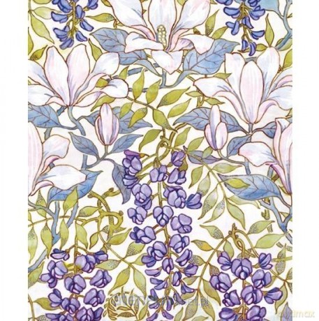 Karnet 17x14 cm z kopertą Magnolia wallpaper
