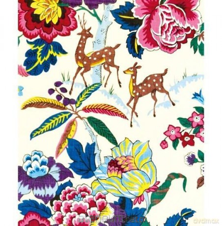 Karnet 17x14 z kopertą Chintz furnishing fabric