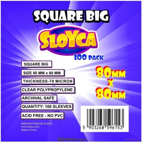 Koszulki Square Big 80x80mm (100 szt)