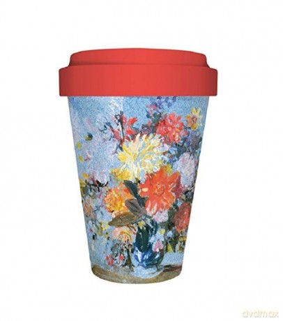 Kubek bambusowy A Vase of Lilies
