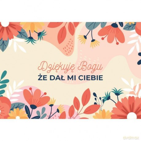 Magnes na lodówkę - Dziękuję Bogu