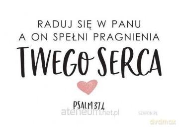 Magnes na lodówkę - Raduj się w Panu