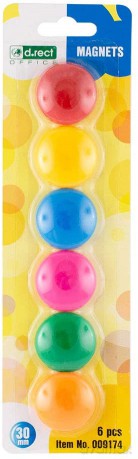 Magnesy 30 mm 6 sztuk