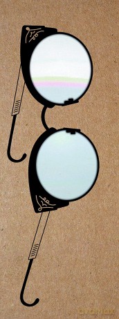 Magnifying bookmark Zakładka do książki lupa