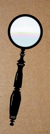 Magnifying bookmark Zakładka do książki lupa