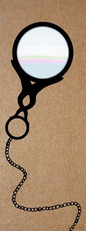 Magnifying bookmark Zakładka do książki lupa