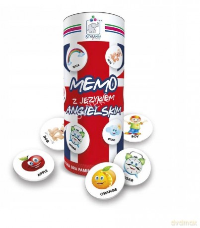 Memo z językiem angielskim w tubie