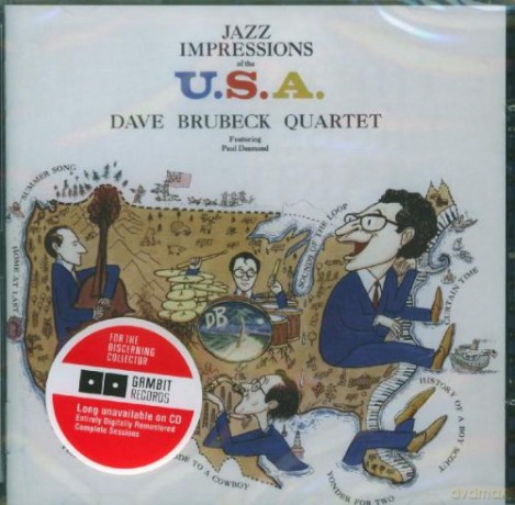 Dave Brubeck Quartet: Jazz Impressions of The USA [CD]