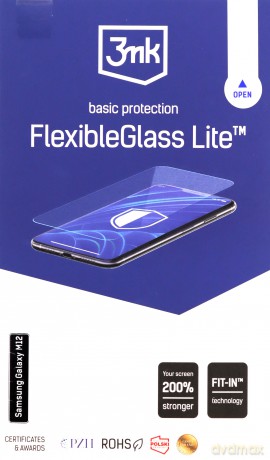 3MK Samsung Galaxy M12 szkło hybrydowe