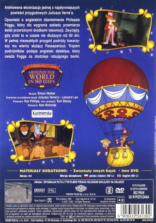Najpiękniejsze baśnie i legendy: W 80 dni dookoła świata [DVD]