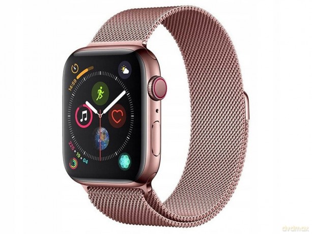 Devia pasek Elegant Milanese do Apple Watch 44mm/ 42mm rose gold
