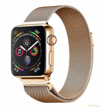 Devia pasek Elegant Milanese do Apple Watch 44mm/ 42mm rose gold