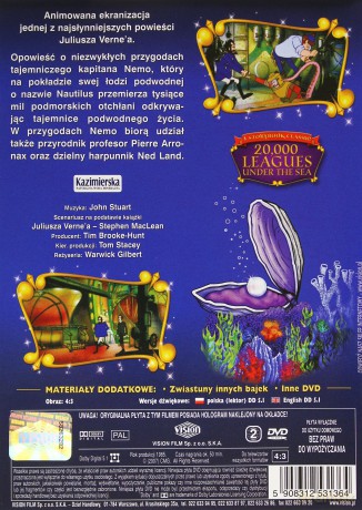 Najpiękniejsze baśnie i legendy: 20.000 mil podmorskiej żeglugi [DVD]