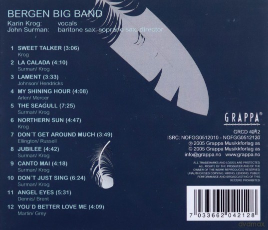 Karin Krog, Bergen Big Band, John Surman: Seagull [CD]