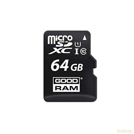 GoodRam microSDXC (64GB | klasa 10 | UHS I) 30/15 MB/s + adapter