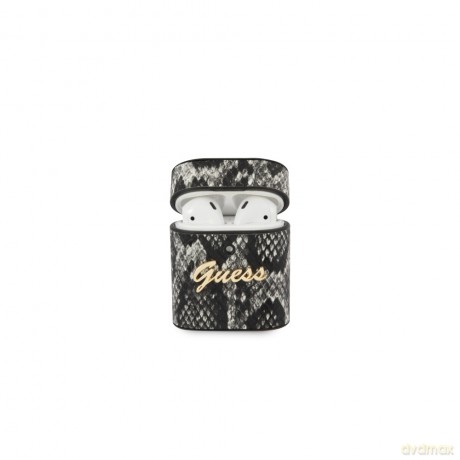 Guess Airpods etui GUACA2PUSNSMLBK czarne Python Collection