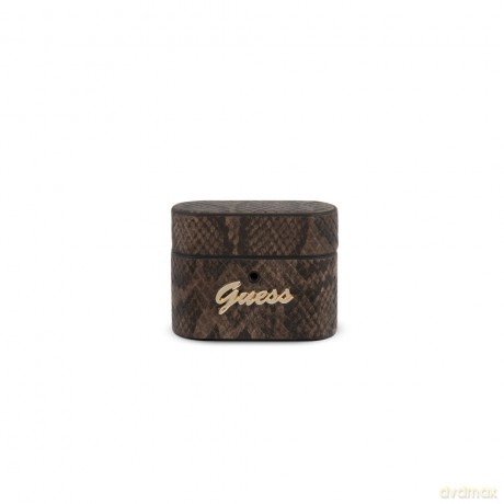Guess Airpods Pro etui GUACAPPUSNSMLBR brązowe Python Collection