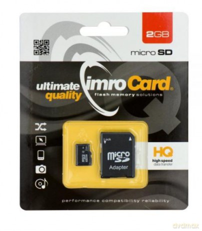 IMRO MicroSD 2GB kl.4 z adapterem