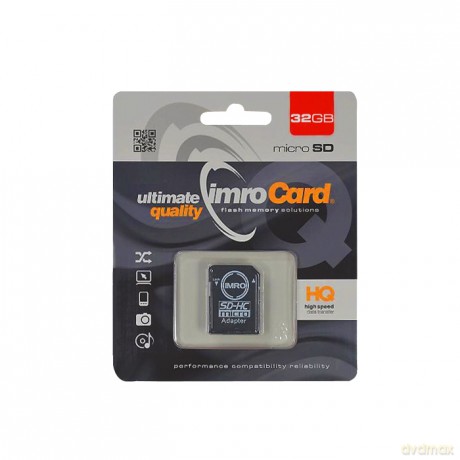 IMRO MicroSDHC 32GB kl.10 UHS-I z adapterem
