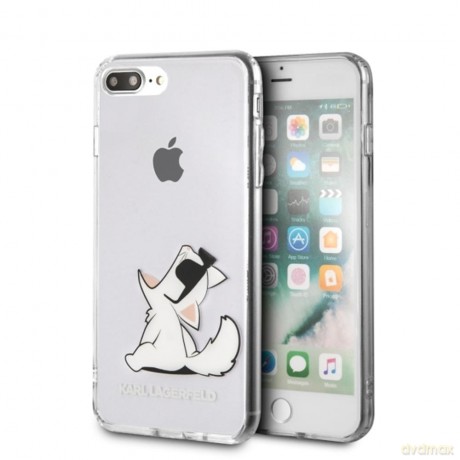 Karl Lagerfeld iPhone 7 Plus/ iPhone 8 Plus KLHCI8LCFNRC przeźroczysty hard case Choupette Fun