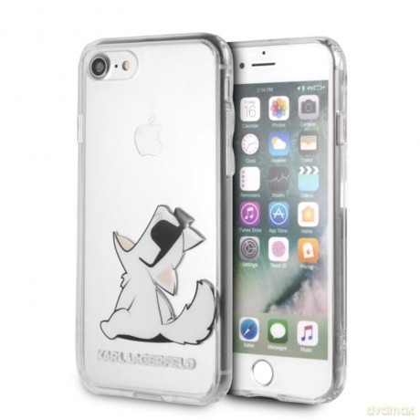 Karl Lagerfeld iPhone 7/ iPhone 8/ iPhone SE2 KLHCI8CFNRC przeźroczysty hard case Choupette Fun