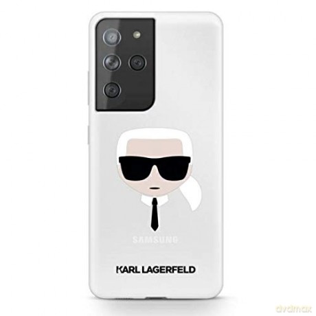 Karl Lagerfeld Samsung S21 Ultra KLHCS21LKTR przeźroczyste hard case Karl's Head