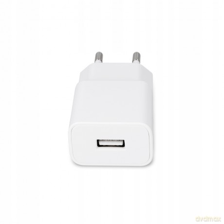 Ładowarka sieciowa Maxlife MXTC-01 USB 1A biała