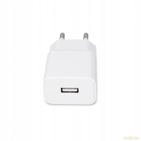 Ładowarka sieciowa Maxlife MXTC-01 USB Fast Charge 2.1A + kabel Typ-C biała