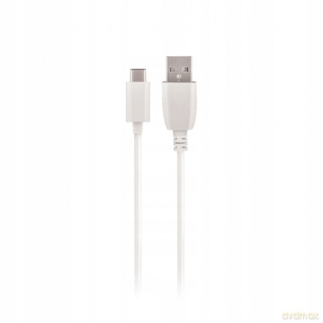 Ładowarka sieciowa Maxlife MXTC-01 USB Fast Charge 2.1A + kabel Typ-C biała