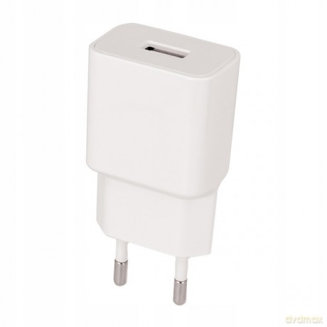 Ładowarka sieciowa Maxlife MXTC-01 USB Fast Charge 2.1A + kabel Typ-C biała
