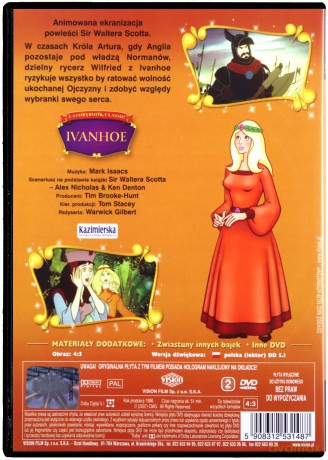 Najpiękniejsze baśnie i legendy: Rycerz Ivanhoe [DVD]