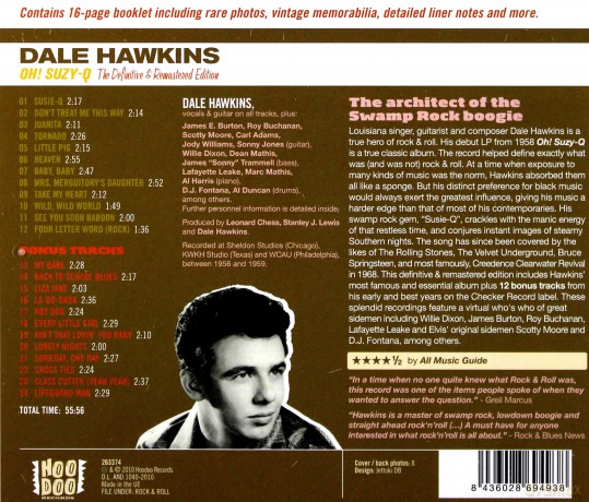 Dale Hawkins: Oh! Suzy-Q The Definitive & Remastered Edition [CD]