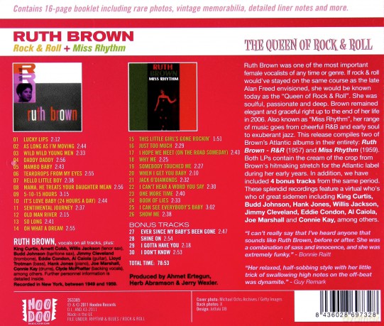 Ruth Brown: Rock & Roll + Miss Rhythm [CD]