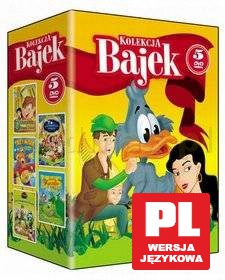 Kolekcja bajek: Dzwonnik z Notre Dame / Królewna Śnieżka / Trzy misie / Brzydkie kaczątko i smok / Jaś i magiczna fasola BOX [5DVD]