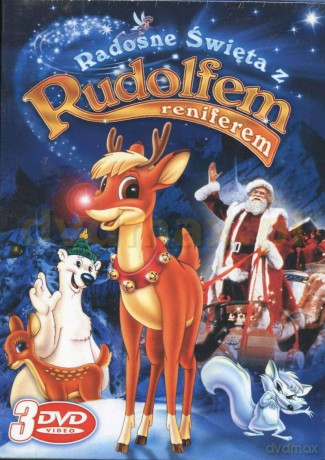 Radosne Święta z Rudolfem reniferem: Rudolf Czerwononosy renifer i wyspa zaginionych zabawek / Rudolf czerwononosy renifer / Święty Mikołaj gwiazdkowa opowieść [3DVD]
