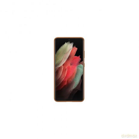 Samsung Leather Cover S21 Ultra Brown