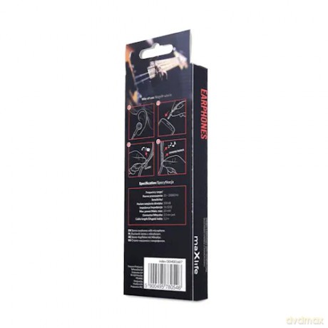 Słuchawki douszne przewodowe Maxlife MXEP-02 białe