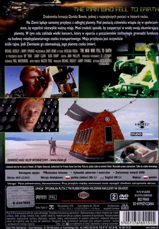 Człowiek, który spadł na ziemię [DVD]
