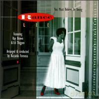 Ranee Lee: You Must Believe In Swing [CD]