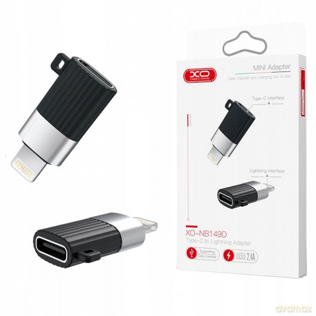 XO adapter NB149-D USB-C do lightning czarny