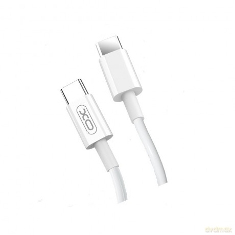 XO kabel NB124 PD USB-C - USB-C 1,0 m 40W biały