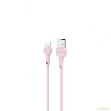 XO Kabel NB132 USB - Lightning 1,0 m 2A różowy