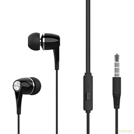 XO Słuchawki przewodowe EP21 jack 3,5mm czarne