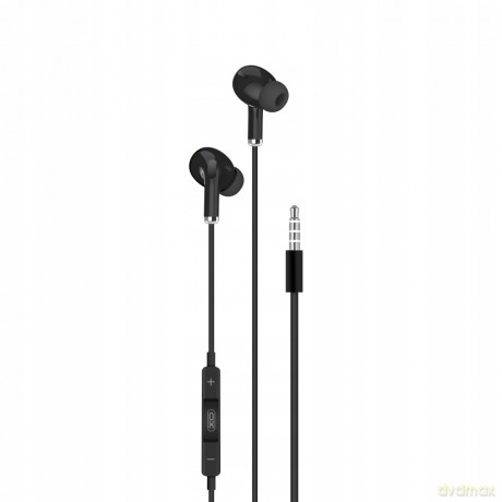 XO Słuchawki przewodowe EP22 jack 3,5mm czarne