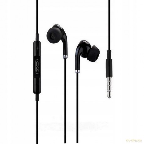 XO Słuchawki przewodowe EP22 jack 3,5mm czarne
