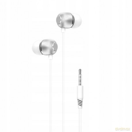 XO Słuchawki przewodowe EP26 jack 3,5mm białe