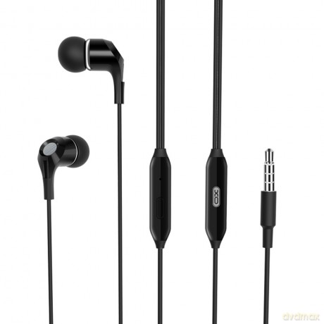 XO Słuchawki przewodowe EP4 jack 3,5mm czarne