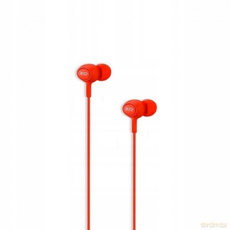 XO Słuchawki przewodowe S6 jack 3,5mm czerwona