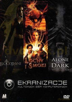 Ekranizacje gier komputerowych 1: Lochy i Smoki / BloodRayne / Alone in the Dark: Wyspa cienia BOX [3DVD]
